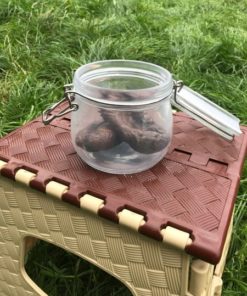Dried Castor Pouch (143g) in 0.5L Jar for Tinctures