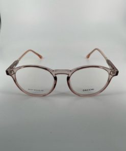 Dacchi D34137c4: Clear Round Plastic Eyeglass Frames (Men's & Women's)