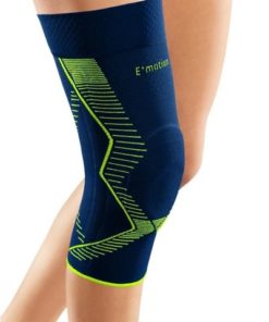 Genumedi E+motion 3.0 Knee Brace with Silicone Patellar Ring (Wide Thigh, Blue-Green)