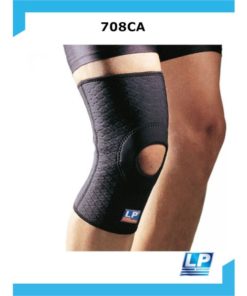 Neoprene Knee Brace with Open Patella - LP EXTREME 708CA XL Black