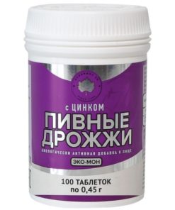 Eco-Mon Brewer's Yeast with Zinc (100 Tablets)