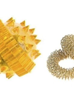 Su-Jok Massage Ball (Double Ring), Yellow