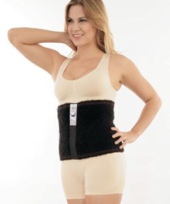 Therapeutic Camel Wool Heating Belt - Size Small (Black)
