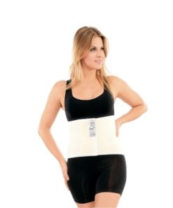 Therapeutic Camel Wool Heating Belt - Size M (White)