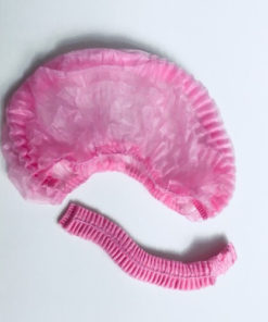 Pink Disposable Hair Caps (10 Pack) - Medical & Beauty