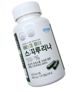 Atomy Organic Spirulina with Chlorophyll (400mg, 120 Capsules)