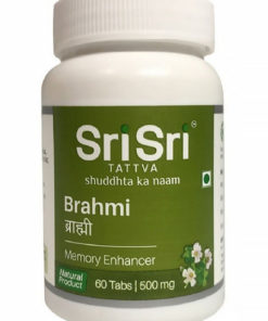 Brahmi Sri Sri: Boost Brain Function & Memory - 60 Tablets (500mg)