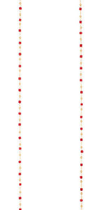 Ronda S/S 23 Eyeglass Chain: Czech Glass & Jewelry Alloy (65cm)