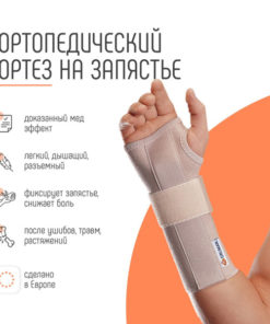 ORLIMAN Wrist Brace: Spain MF-60 Right, Medium/Large