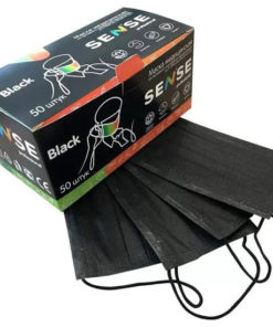 Black Sense Medical Mask (50 Pack)