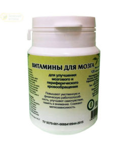 Brain Vitamins by Gordeev Phytocenter (90 Tablets)