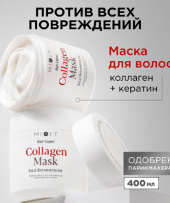 MIXIT Hair Mask: Collagen & Keratin Professional Repairing Treatment (400ml)