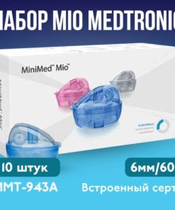 Medtronic Minimed Mio Infusion Set (MMT-943A) - 6mm/60cm, 10 Pack