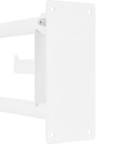 White Steel Bathroom Grab Bar (1-Piece)