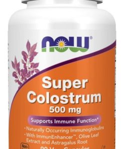 Now Super Colostrum 500mg (90 Capsules): Boost Immunity & Gut Health, Alleviate Allergies