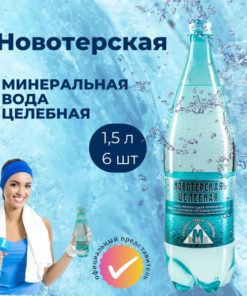 Novoterkaya Healing Mineral Water (1.5L, 6-Pack)