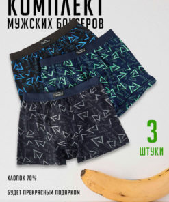 Veenice Men's Boxer Briefs 3-Pack