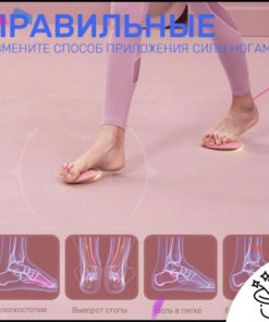 Silicone Toe Separators for Pedicures & Calf Stretching (2 Pack)