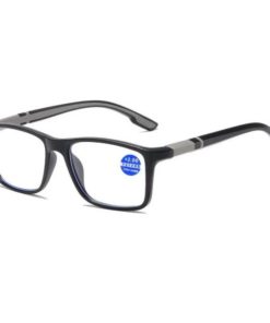 Black Men's Sport Sunglasses +2.0