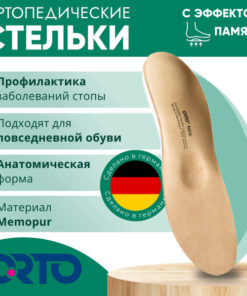 Memory Foam Orthotic Insoles for Flat Feet - Size 37