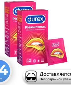 Durex Pleasuremax Condoms, 24 Pack