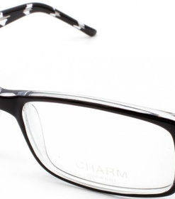 CHARM 4132 Eyeglass Frames: Dark & Dark Grey