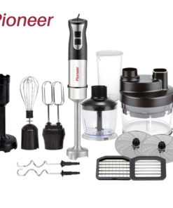 Pioneer HB255S Platinum 1800W Hand Mixer: 11 Attachments & 8x8mm Dice Grid