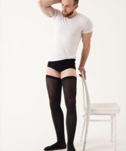 Black Compression Stockings, Class 1, 1 Pair - ORTO
