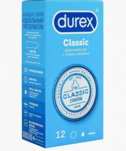Durex Classic Condoms, 12-Pack