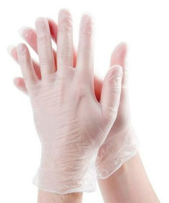 Briz Vinyl Gloves, Size Small, 50-Pair Box