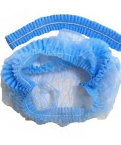 Disposable Bouffant Caps (Blue), 100 Count