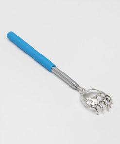 Telescopic Back Scratcher, 22-58cm, "Paw" Design, Blue