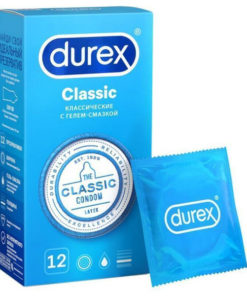 Durex Classic Condoms, 12 Pack