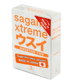 Sagami Xtreme Ultra Thin Condoms (3 Pack) - 0.04mm Latex