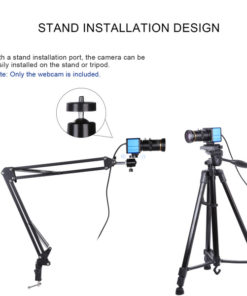 10x Optical Zoom Webcam: 1080p HD for Video Conferencing & Online Learning