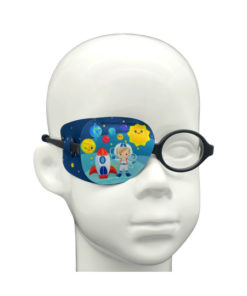 EyeOK "Cosmonaut & Rocket" Eye Patch (Right Eye, Medium)