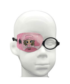 EyeOK "Panama Girl" Anatomical Eye Patch (Right Eye, Medium)