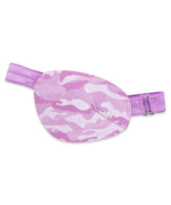EyeOK Pink Camo Pediatric Eye Patch with Elastic Strap