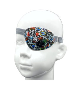 Kids' Eye Patch with Elastic Band - eyeOK "Graffiti" Design