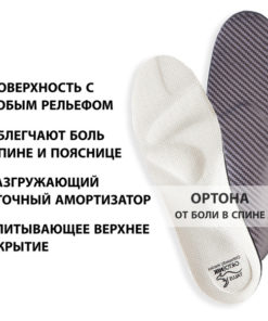 Orthotic Arch Supports for Lower Back Pain (Hyperlordosis, Sciatica) - Cushioned Insoles for Men & Women (Size 38+)