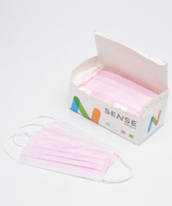 SENSE Professional Pink Medical Masks (50 Count)