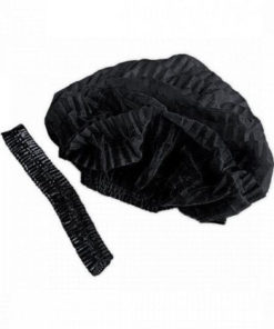 Black Disposable Hair Caps - 100 Count
