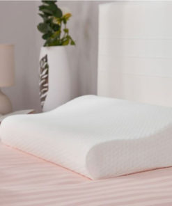 MITTE Standard Memory Foam Pillow: Medium Firmness, 30x50cm