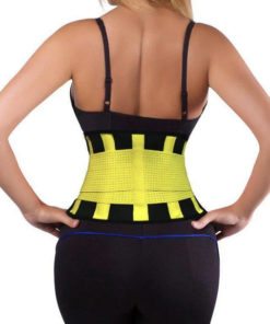 Slimming Waist Trainer Belt XL (Black & Yellow)