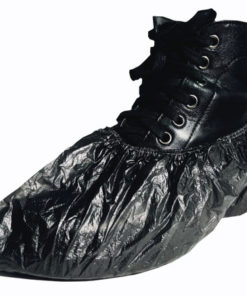 Novatex Black Disposable Shoe Covers (100 Pack) - 32 Micron