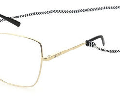 MISSONI MMI 0021 Black & Gold Eyeglasses Frames