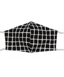 Protective Plaid Fabric Face Mask
