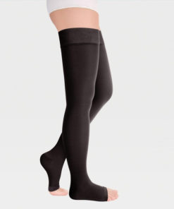 Black Compression Stockings, Class 2 Compression (Ecoten)