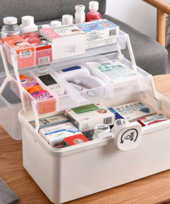 3-Tier Medicine Organizer: Home Pharmacy Storage Solution