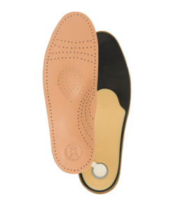 Leather Orthotic Insoles with Arch Support for Flat Feet (Trives)